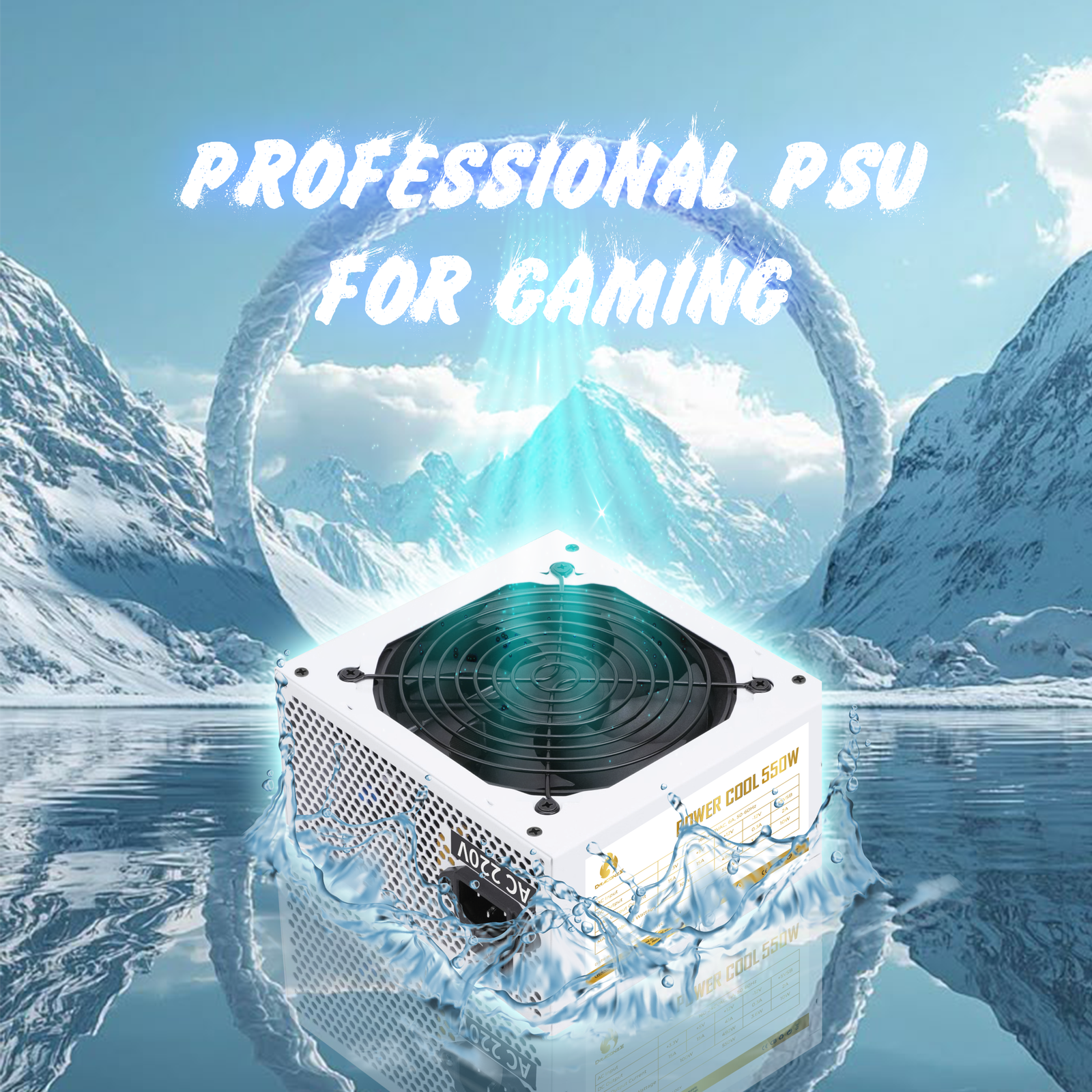 DRACONZE POWER COOL 550W WHITE - Image 4